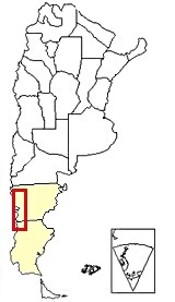 Map of Argentina showing where this section is located