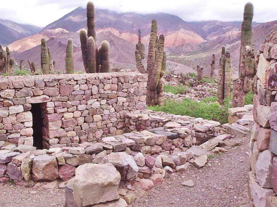 Pucará de Tilcara Inca citadel in the Quebrada de Humahuaca Argentina