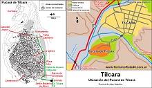 Mapa y Plano del Pucará de Tilcara