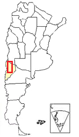 Map of Argentina showing where this section is located