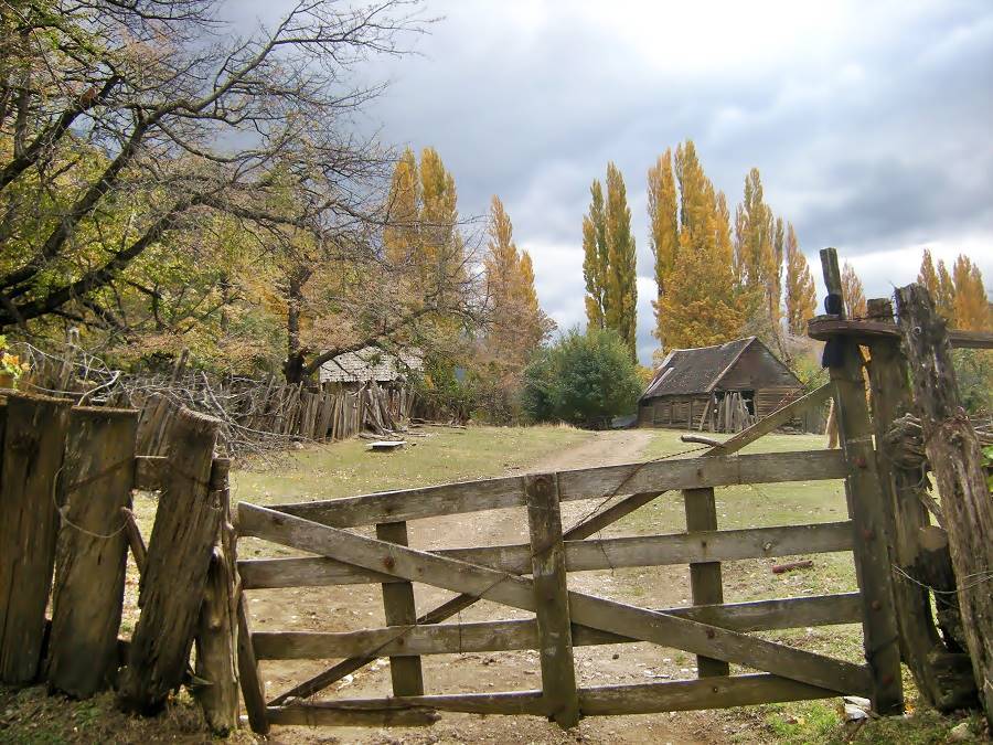 Old farm in the forest at Colonia Suiza, Bariloche