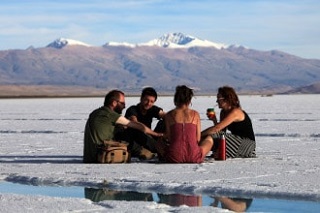 tourists in ths Salinas Grandes