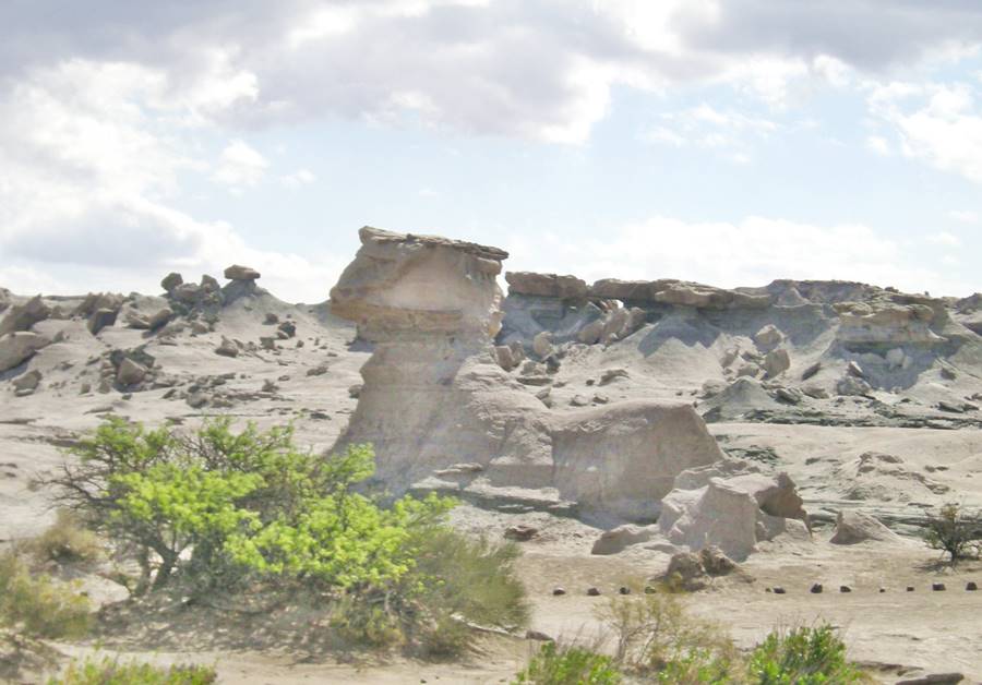 "La Esfinge" - the sphinx landform at Ischigualasto San Juan